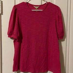 Down east perfect puff sleeve tee